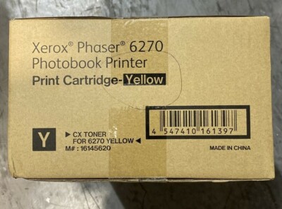 Xerox Phaser FujiFilm 6270 Photobook Printer Yellow Print Cartridge 16145620