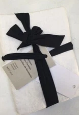 New 1 West Elm Belgian Flax Linen  White Standard Sham