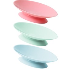 3 Pcs Toddler Tableware Sucker Cutlery Set Suction Cups Baby Bowls