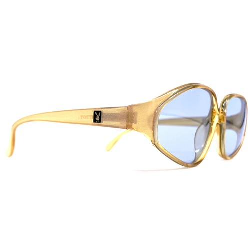 NOS vintage PLAYBOY 4549 "CRYSTAL" sunglasses - '80s Austria - Blue - ORIGINAL - Picture 7 of 9