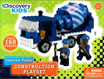 Discovery Kids Concrete Truck Construction Play Set New