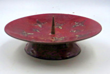 Kerzenhalter, 1970er, Leuchter, Emaille auf Kupfer, Handarbeit