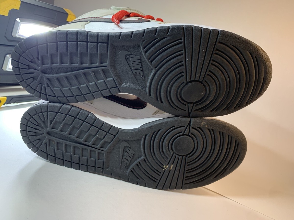 Nike Dunk Mid Pro White/Black/Light-Bone VNDS 314383-101 Nike Dunk Mid Pro White/Black/Light-Bone VNDS 314383-101