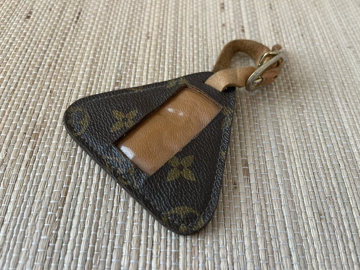 monogram luggage tag louis vuitton