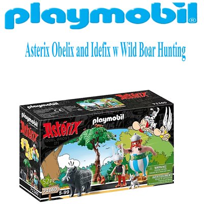 Playmobil Set 71160 Asterix Obelix and Idefix w Wild Boar Hunting