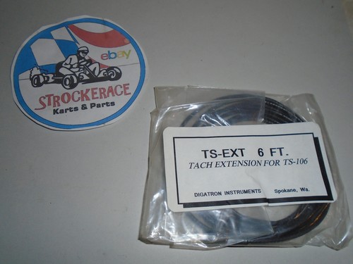 VINTAGE GO KART NOS DIGATRON TS-EXT 6' TACH EXTENSION FOR TS-106 CART PART - 第 1/2 張圖片