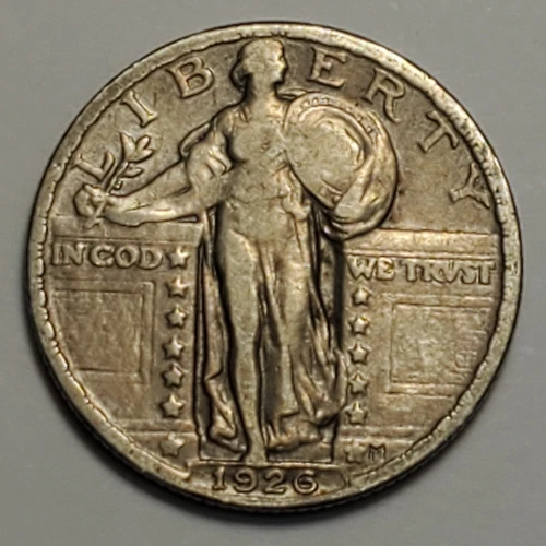 Nicer "extremely fine++" Low Mintage 1926 P Standing Liberty Quarter