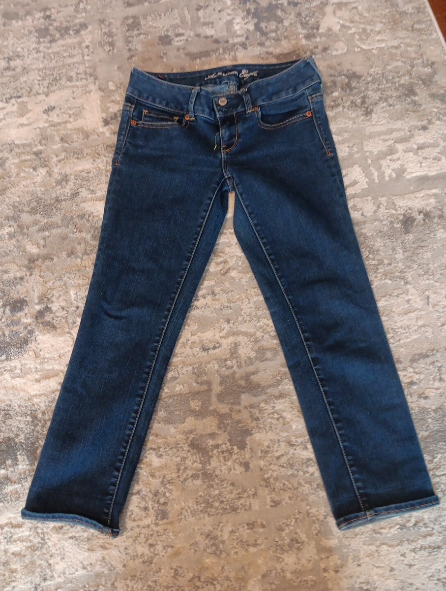 Womens American Eagle Jeans Stretch Artist Size Dark Wash Blue