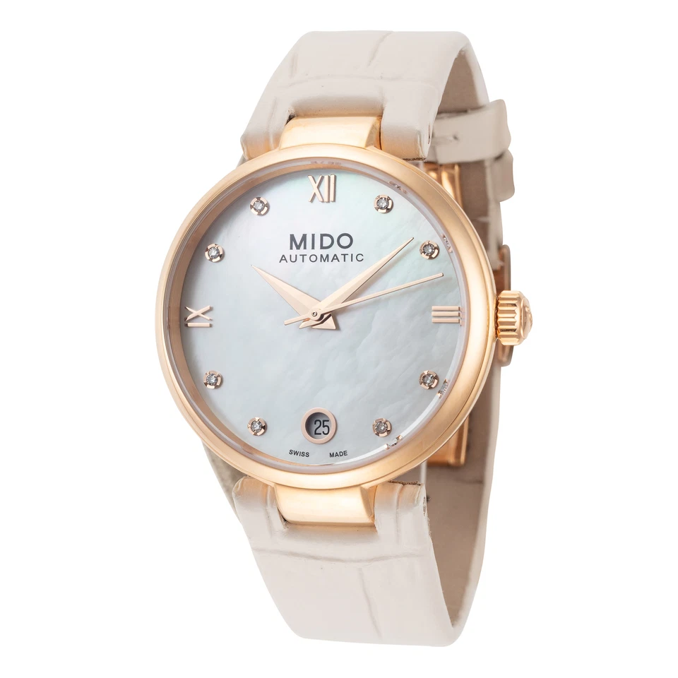 Mido Women's Baroncelli II 33mm Automatic Watch M0222073611611