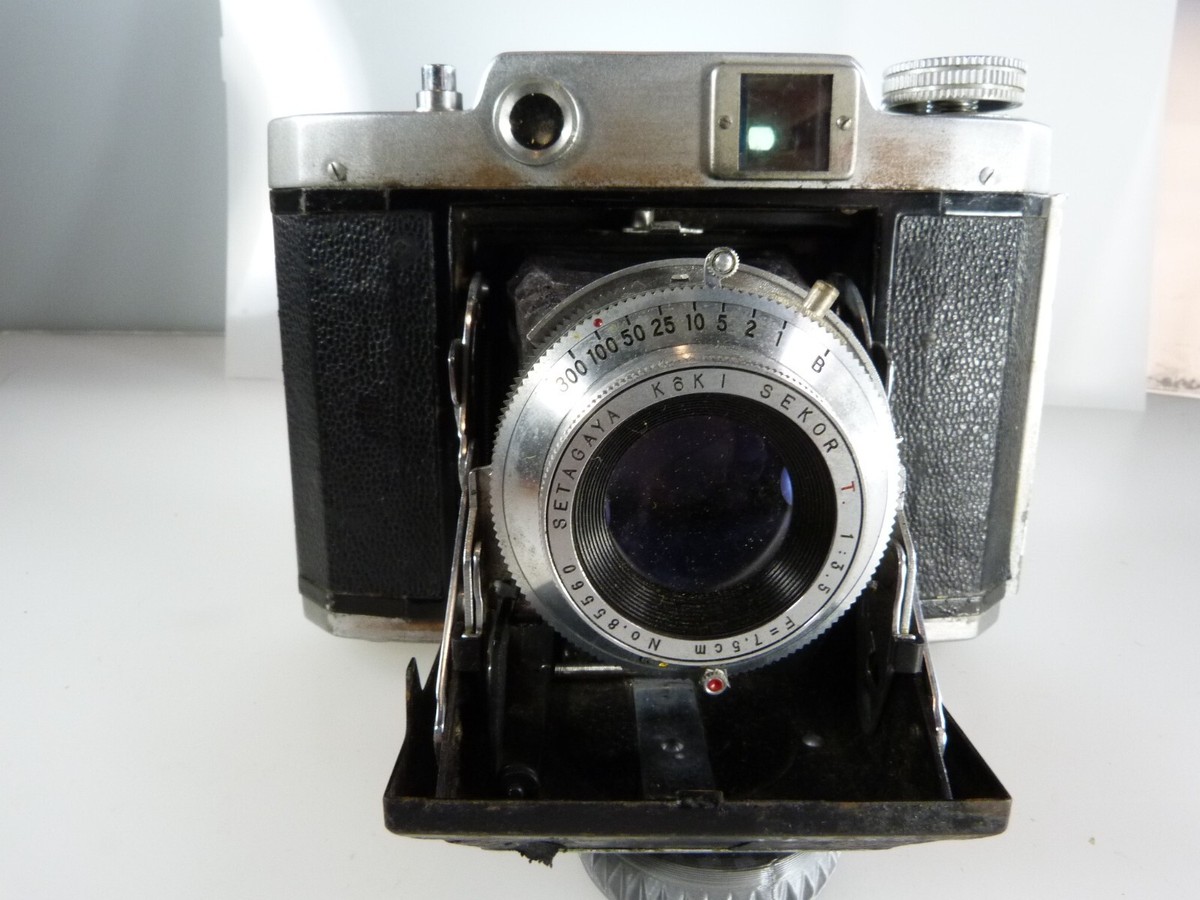 VINTAGE Mamiya 6 6x6 film folding camera, SEKOR T 75/3.5 lens