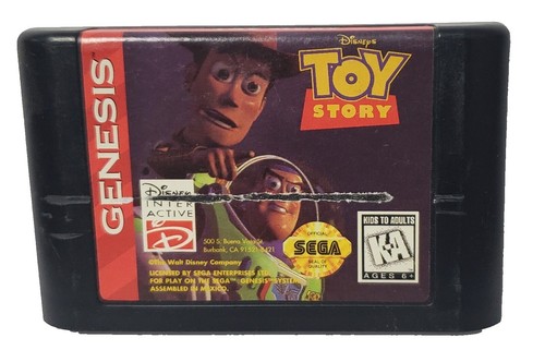 Sega Genesis - Disney's Toy Story / NO MANUAL Video Game