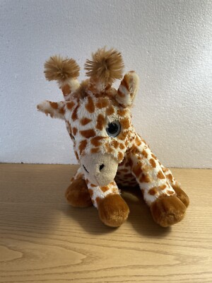 Fiesta Giraffe Plush Big Blue Glitter Eyes Stuffed Animal Soft Cuddly Lovey 14in