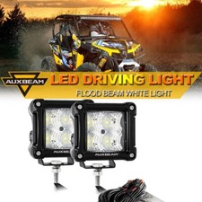 Auxbeam 3 Pods Led Work Light Bar Flood Fog Lamp For Polaris Rzr Pro Can Am Auxbeam 3 Pods Led Work Light Bar Flood Fog Lamp For Polaris Rzr Pro Can Am