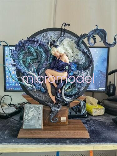 LUOPENG the Royal Dragon Sleeps Resin Statue In Stock Copyright
