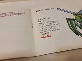 Burai Fighter NES-UF-USA Nintendo Folleto de instrucciones Manual solamente