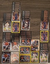 HUGE 2024 Topps Update Astros RC Lot (66) - RC's, RC Debuts, Yellow Parallels