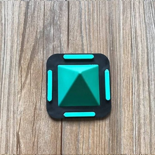 Creative Lazy Phone Holder Colorful Silicone Pyramid Desktop Stand For All - Photo 12 sur 13