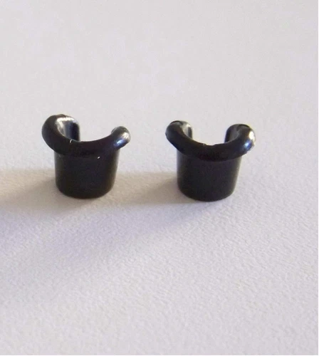 PLAYMOBIL (0505) FEET - Pair of Vintage Pirate & Middle Ages Black Leggings