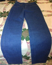 VINTAGE WRANGLERS DARK DENIM JEANS SZ 5 36" INSEAM STRAIGHT LEG NEVER WORN NWT