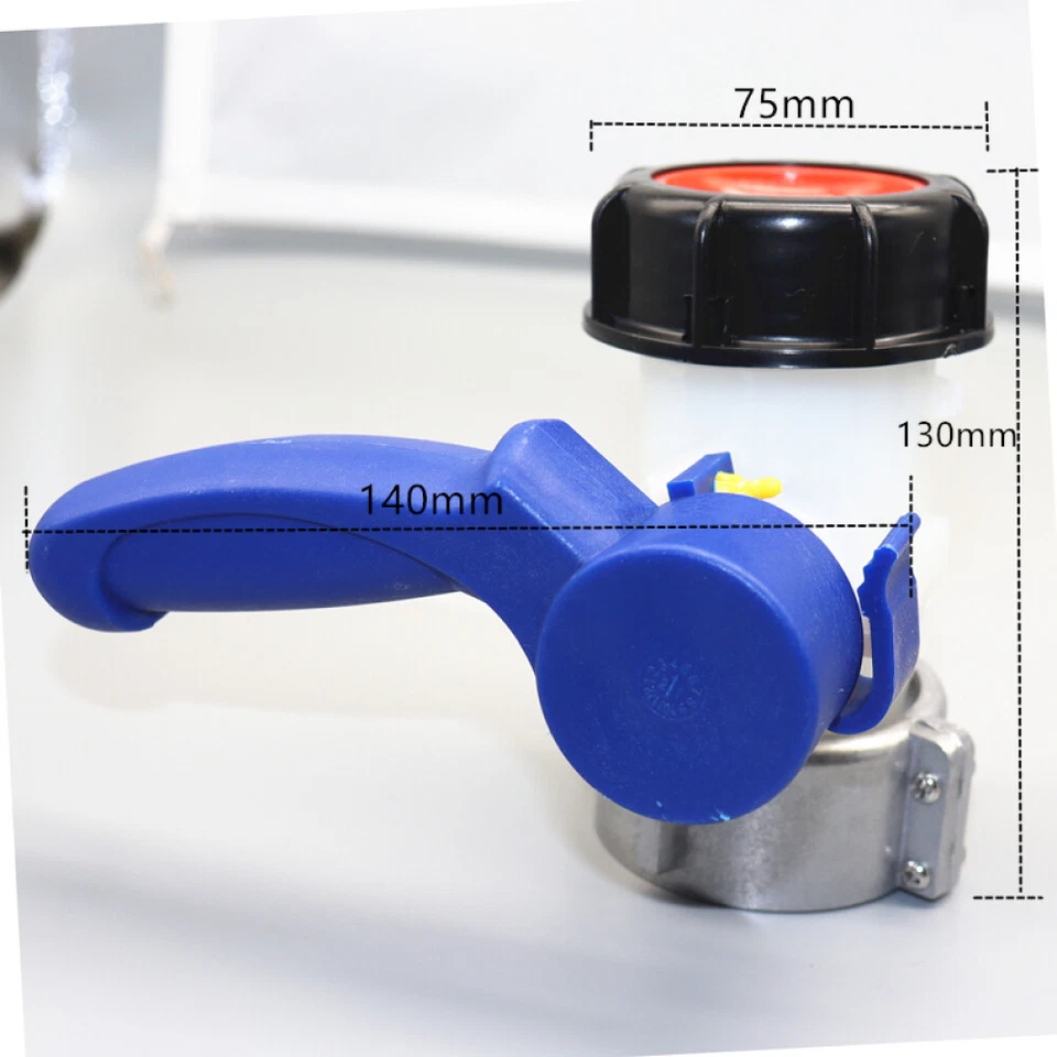 IBC Adapter Kugelhahn S60x6 Absperrhahn Auslaufhahn für IBC Container Wassertank - Bild 4 von 4