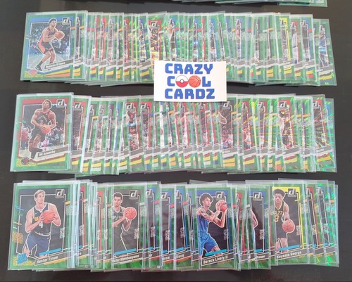 ๐2023-24 Panini Donruss Basketball Complete Base Green Holo Laser set 250 Cards - Picture 3 of 6