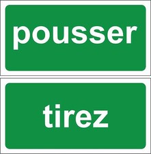 Pousser Tirer Signe