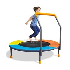 3  Toddler Trampoline with Removable Handle for Kids, 36  Foldable M
