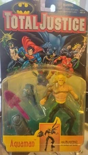 Hasbro Kenner DC Comics Total Justice AQUAMAN Toy Action Figure 1996, NIB