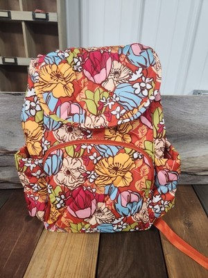 【極美品】レア Vera Bradleyフラワープリント リュック バックパック NWT Vera Bradley Essential Rucksack Backpack Midday Garden Retro