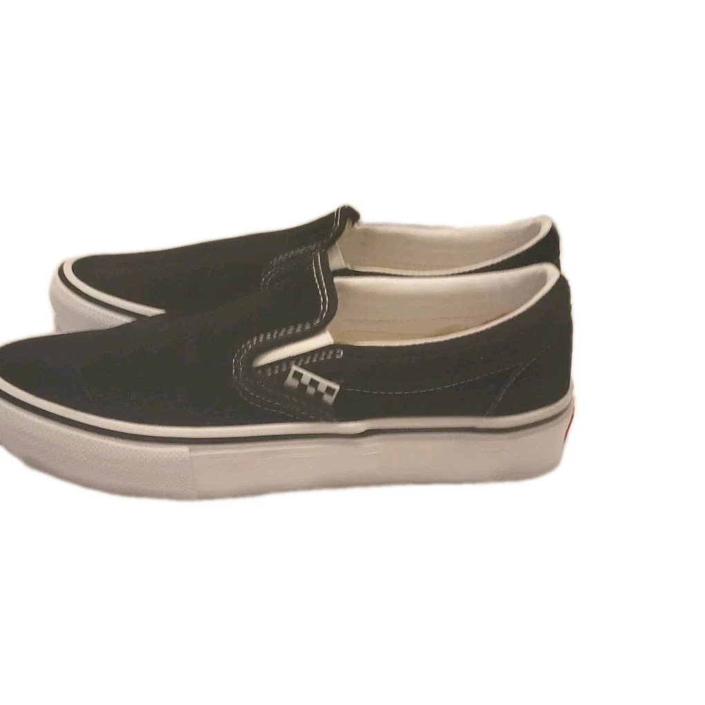 Taglia 7 Sneakers VANS Skate Autentiche Nero Bianco