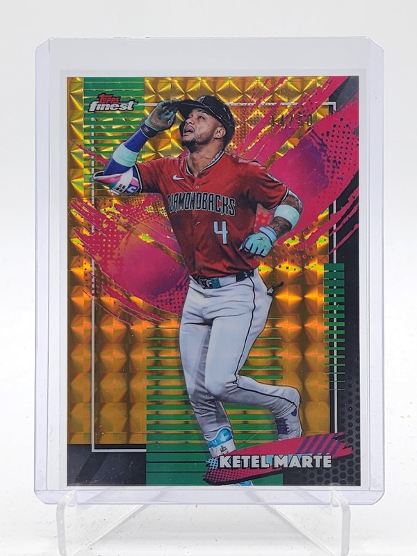 KETEL MARTE 2026 TOPPS FINEST RARE GOLD GEOMETRIC /50 #202 DIAMONDBACKS Q6230
