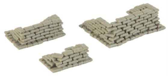 Gaugemaster GM442 Fordhampton Sandbags Plastic Kit OO Gauge