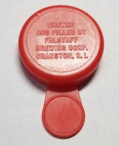 RARE Red Plastic Falstaff Florida Brewing Corporation Beer Bottle Keg Cap CO1