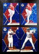 2021 Panini Mosaic  /85 Quick Pitch Blue Mosaic Prizm (4)