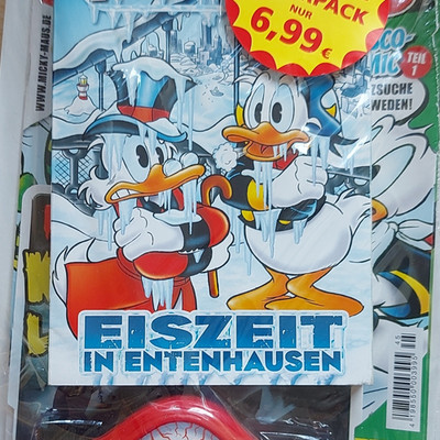 Disney Micky Maus Eiszeit in Entenhausen Comic, Egmont 2016, mit Beilage