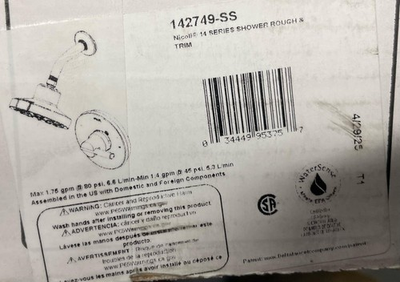 #ad Delta Nicoli 142749 SS Pressure Balanced ShowerBrilliance Stainless *NEW* $115.99