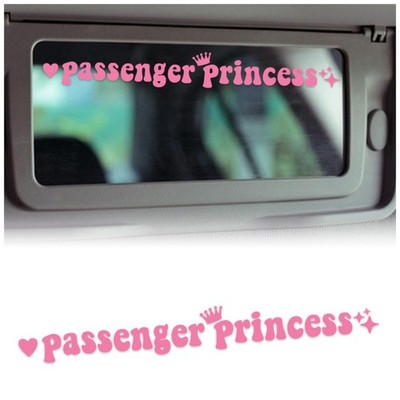 Passenger Princess Sticker, Vinyl Car Decal Car Accessories, Funn Car Window ...