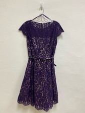 Eliza J Size 12 Purple Lace Ladies Dress