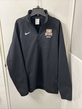 Nike 1/4 Zip Mens Large Black Therma-FIT Sweater Pullover Jacket L/S CN9492-010