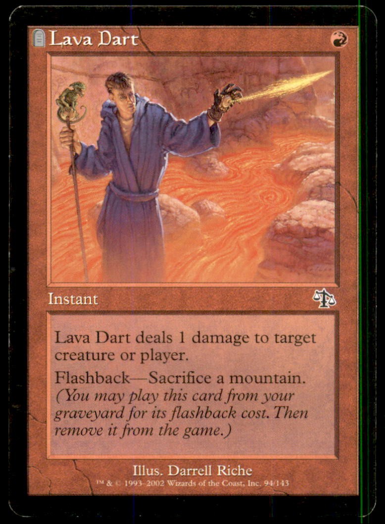 MTG Lava Dart LP Light Play Judgment [5168]