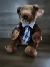 TY Beanie Buddy - HERO the Father's Day Bear 13.5 inch - MWMTs Stuffed Toy