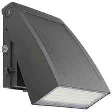 100W Wall Pack Light with Dusk-to-Dawn Photocell, 0-90° Adjustable Full Cutof...