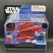 Star Wars Micro Galaxy Squadron GENERAL GRIEVOUS STARFIGHTER Red Rare Chase