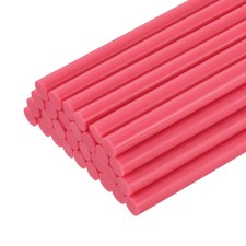 30pcs Mini Hot Glue Gun Sticks 4" x 0.27" for Glue Gun, Light Red 0.32 per stick