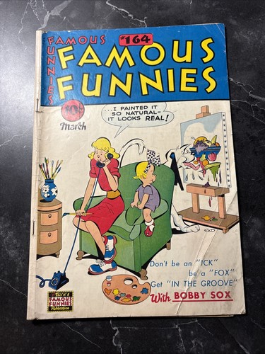 Famous Funnies #164 (1948)✅SEE PICS FOR CONDITION✅