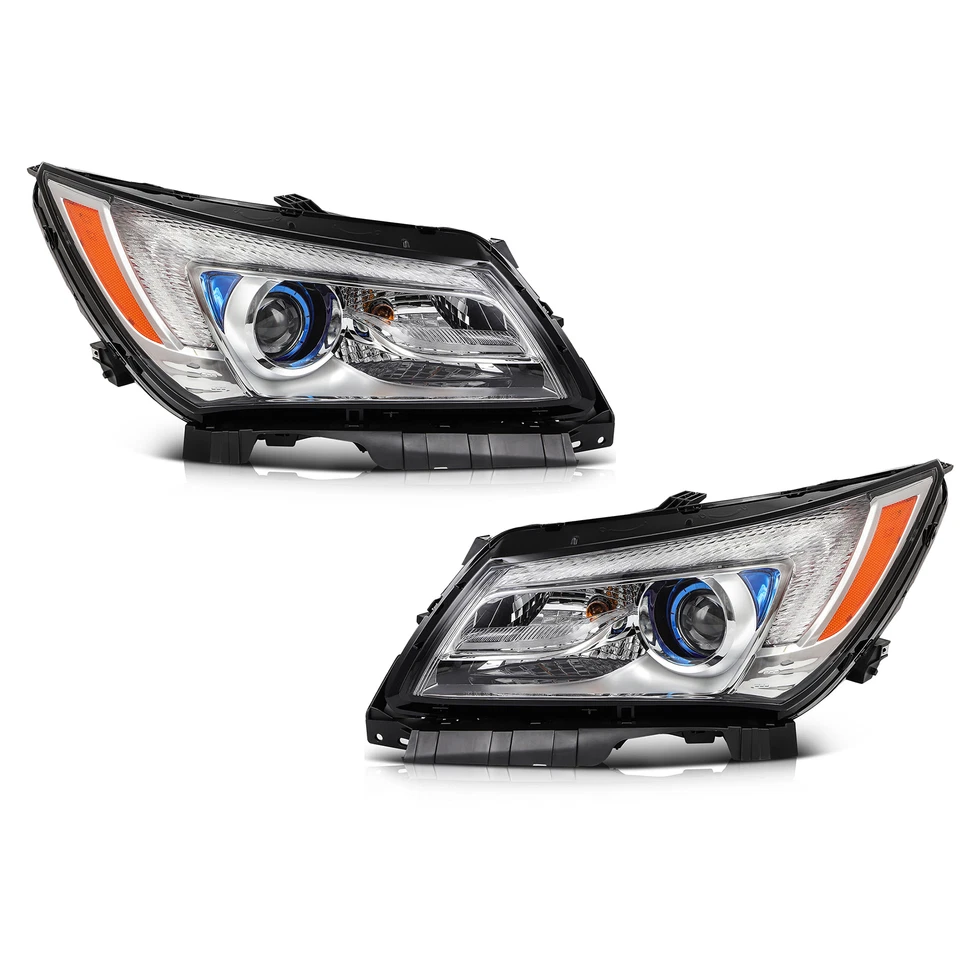 For 2014-2016 Buick LaCrosse Halogen Headlight w/ Bulbs LED DRL Left+Right Pair Foto 3 de 4