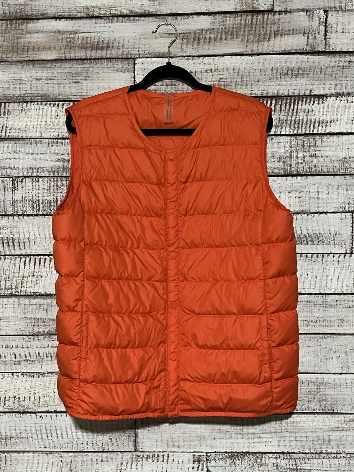 Original Use Men's Quilted XL Orange Hunting Safety Vest Work Utility Outdoor