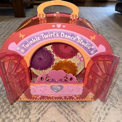 2003 Hasbro My Little Pony Folding Twinkle Twirl's Dance Studio Works Lights