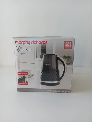 Morphy Richards Hive Kettle Grey Electric Water Boil Limescale Filter 1.5L Jug