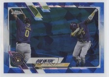 2021 Topps Chrome Sapphire Checklist Orlando Arcia #7 h6d